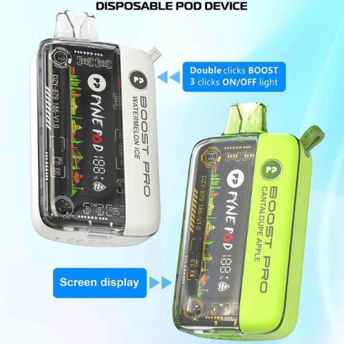 PYNE POD Boost Pro 20000 Puffs 50MG Disposable Vape In Dubai 6 PYNE POD Boost Pro 50MG Nicotine Vape 20000 Puffs
