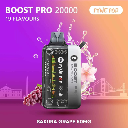 PYNE POD Boost Pro 20000 Puffs 50MG Disposable Vape In Dubai 7 PYNE POD Boost Pro 20000 Puffs 50MG Nicotine Disposable Vape